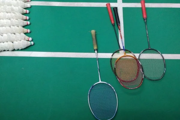 badminton court match